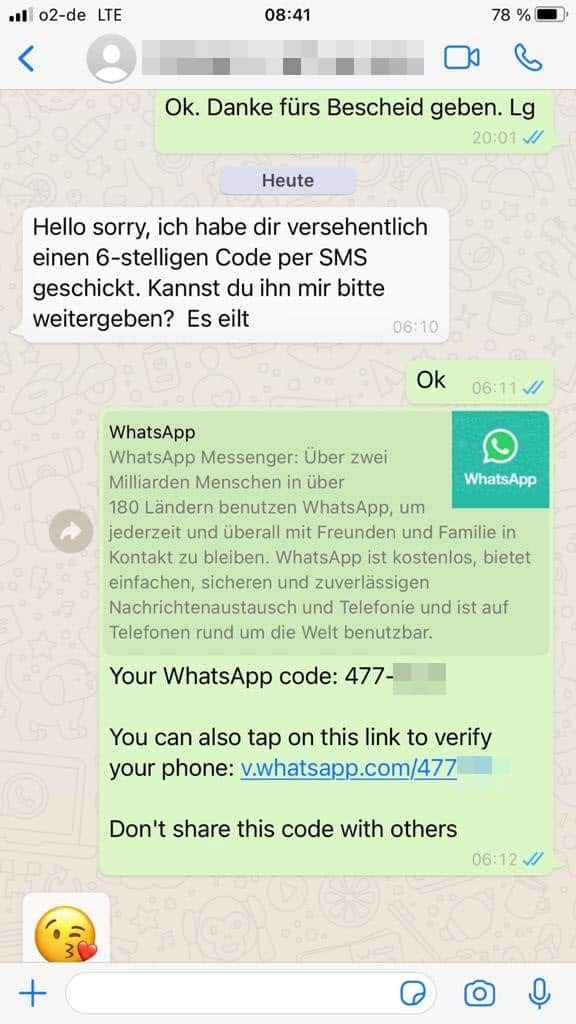 WhatsApp Betrugsmasche: Zahlencode-Betrug Nimmt Wieder Zu